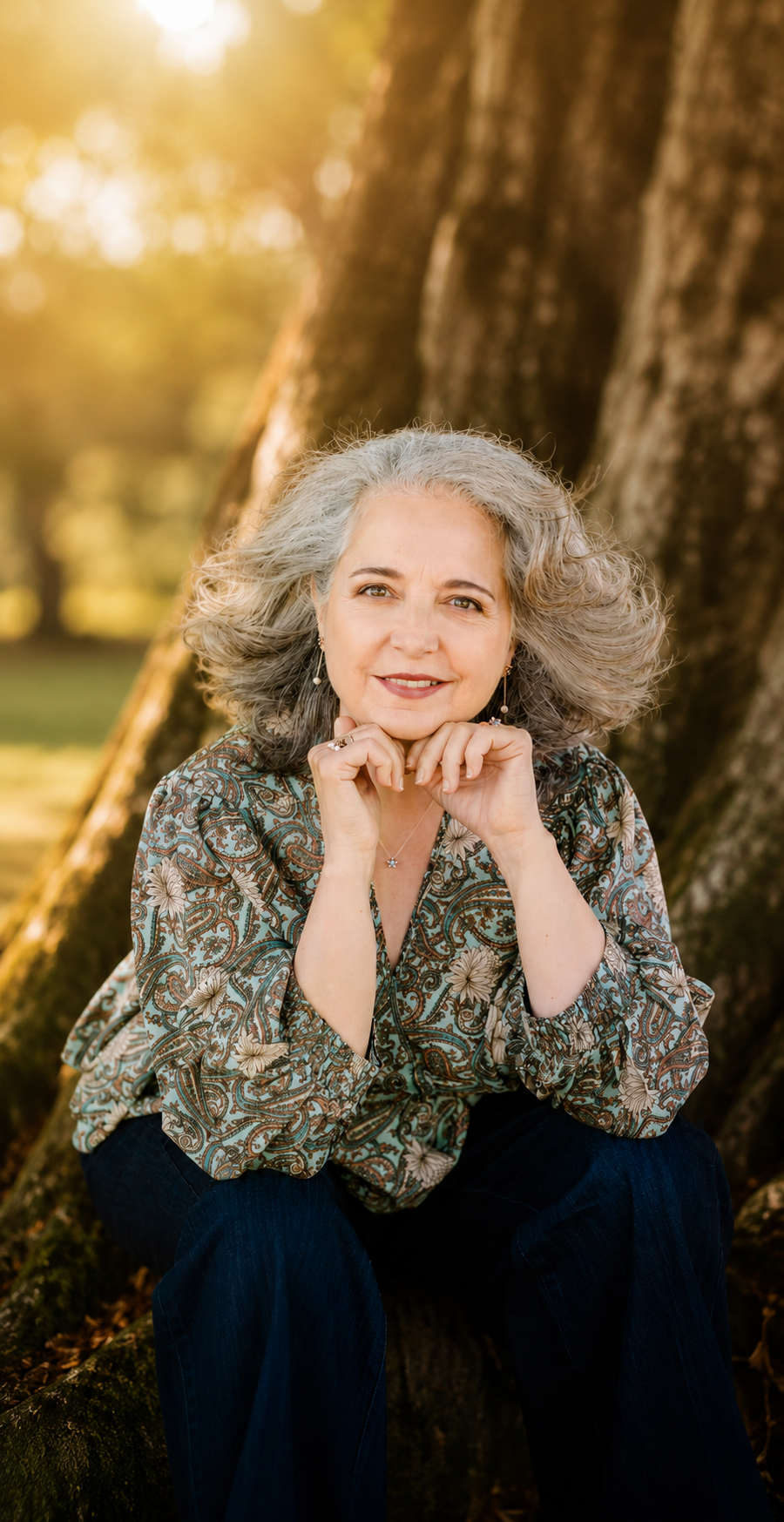 Maria Annunziata in der Natur — Wise Woman Coaching
